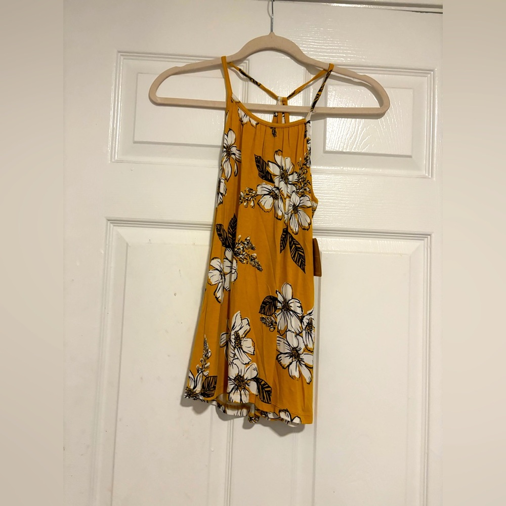 Floral Yellow Women's Top